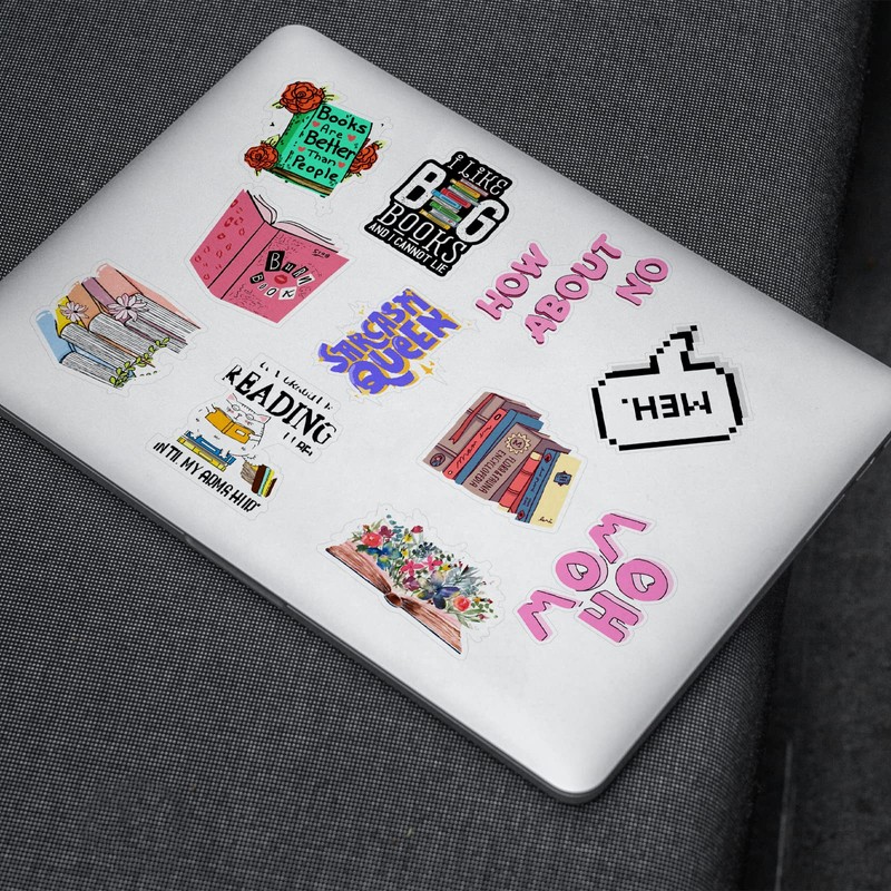 Reading Stickers 100 Pcs Books Sticker Pack for Dream Inspirational