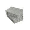 Pack of 10 Wash Mitts, 15 x 21 cm, 100%