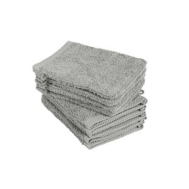 Pack of 10 Wash Mitts, 15 x 21 cm, 100% Cotton