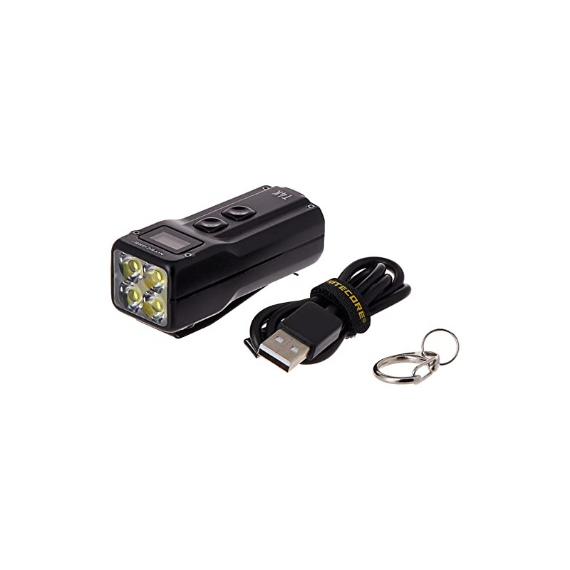 Nitecore T4K Key Chain 4000 Lumen Max and USB-C Charge