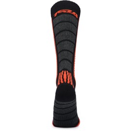 TSLA Ski Socks 2 Pack – Over the Calf Performance Snow Socks with Enhanced Warmth & Breathability for Skiing & Winter Sports MZS83-BKO X-Large