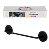 STEYDA Black Steel Dish Cloth Rail for Kitchen, Towel Holder