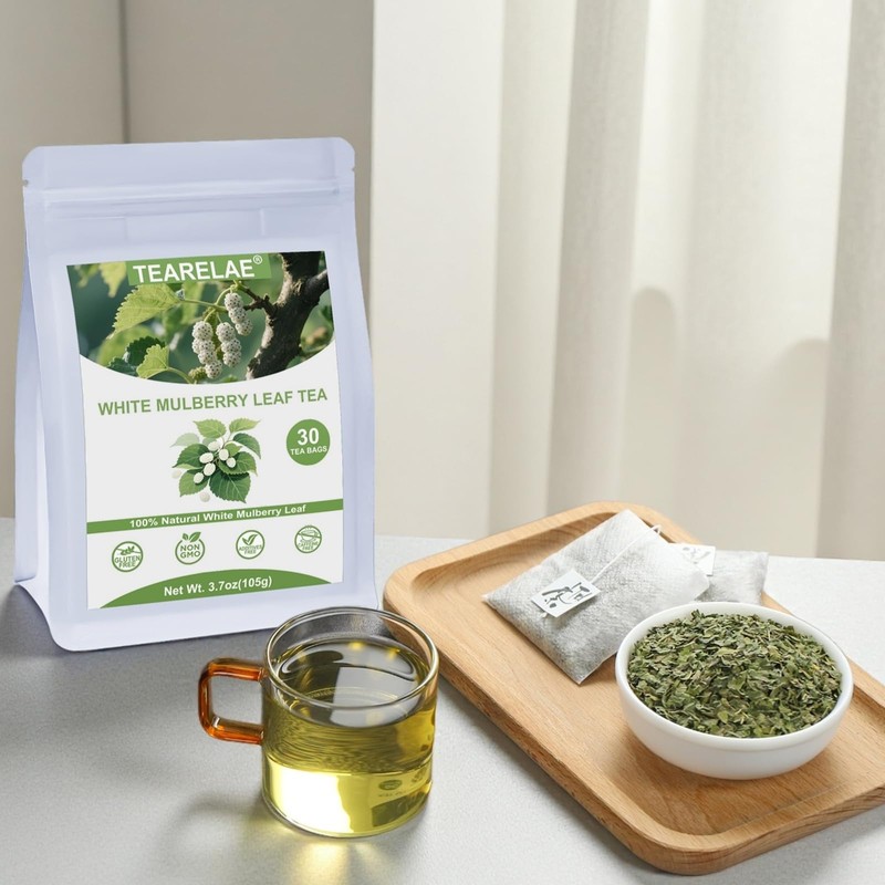 TEARELAE - White Mulberry Leaf Tea Bags, 30 Count -