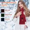 Unisex Electric Heated Winter Scarf USB Heating Neck Wrap Shawl