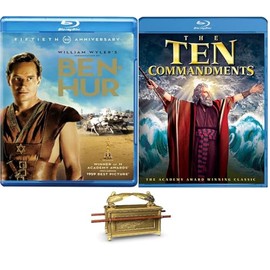 The Definitive Charlton Heston BluRay Collection: The Ten Commandments & Ben Hur + Including Bonus Art Card