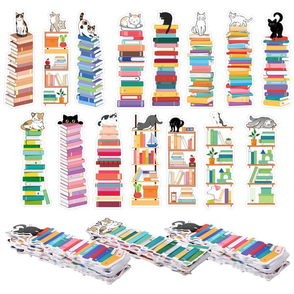 Kolldenn 150 Pcs Book Tracker Bookmarks Bulk 6.3 x 1.97