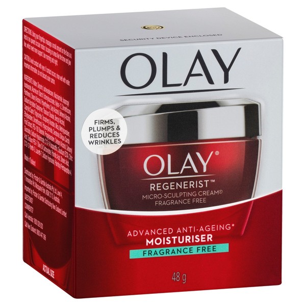 Olay Regenerist Advanced Anti-Ageing Micro-Sculpting Cream Moisturiser (Fragrance Free) 48g