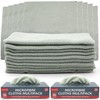 SOL 40pk Microfibre Cloth Multipack, Multipurpose Cleaning Cloths with Dispenser