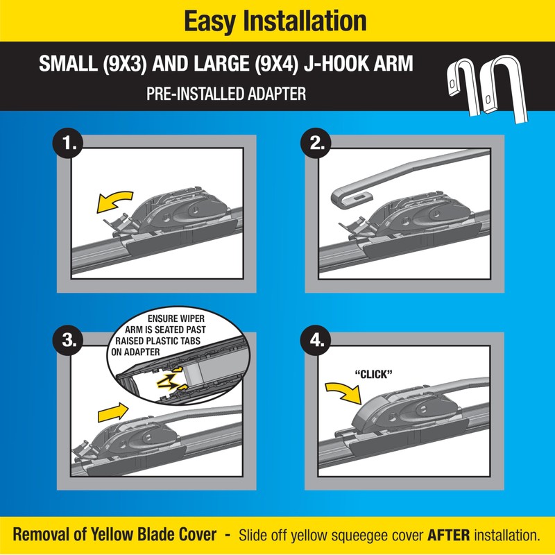Rain-X 830126 Silicone Endura Wiper Blades, 26 Inch Windshield Wipers