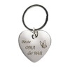 Geschenk-Fabrik Keyring – Heart with Engraving 'Beste Oma der Welt'