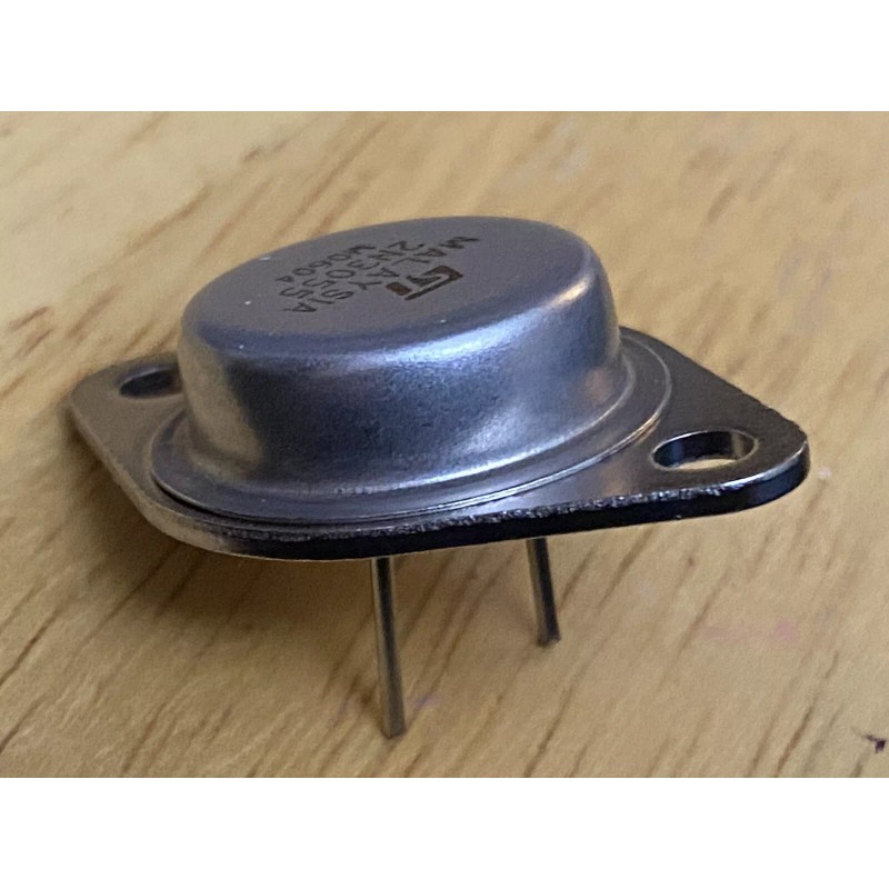 ST 2N3055 NPN Power Transistor ST Ic=15A(max) hFE=20-70 Vbe=1.8Vmax US