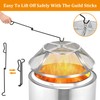 Fire Pit Spark Screen for Solo Stove Bonfire Shield 19.5inch,Stainless