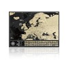 Scratch off European Map with Flags – Scratchable map to