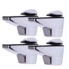 Brackets for Glass Floating Shelves Glass Support Holder Adjustable Shelf