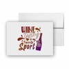 Wine tasting is my favorite sport, drinking blank cards CC-2672