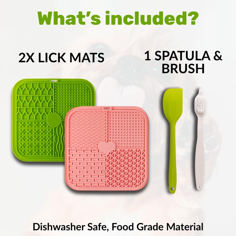 NutriPaw Lick Mat for Dogs | Calming Slow Feeder for