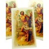 St Sebastian Holy Cards Set Prayer for Athletes Women or