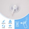 Suction Cup Hooks 6 Pack Clear Shower Hook Reusable Hanger