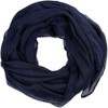 Women scarves plain lightweight all seasons shawl (Navy)