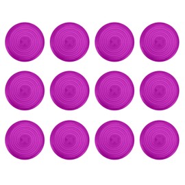 12pcs Arcade Button Cover Replace Mechanical Push Button Cover for Kailh for Cherry for TTC for Akko for Glorious Switches Purple