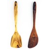 Teak Wood Kitchen Utensil Set 2-Piece Set Ergonomic Design Stylish