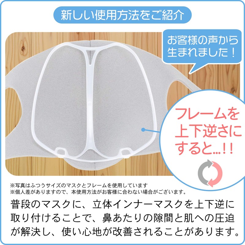 3D Inner Mask Ver. 5 (Kids) Comfortable Mask Frame Series