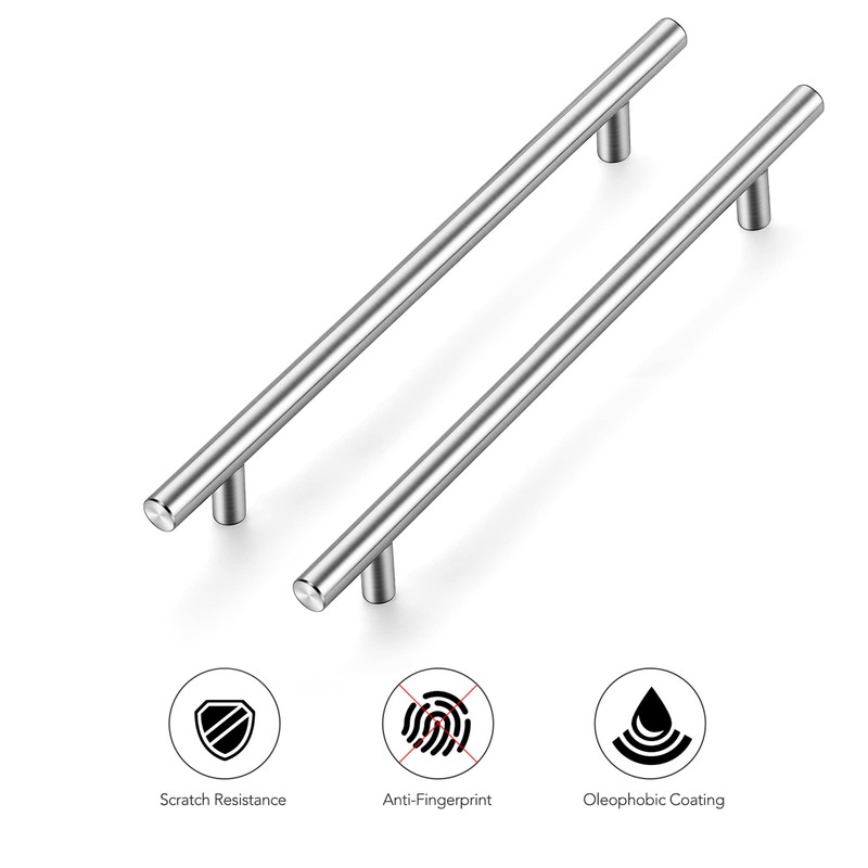 Ravinte 10 Inch Cabinet Handles Brushed Nickel Drawer Pulls Stainless