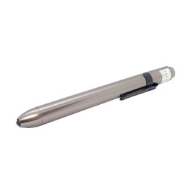 Smooth and comfortable to touch LED penlight, fits easily into the pen holder on the cuff (Silver, 1)