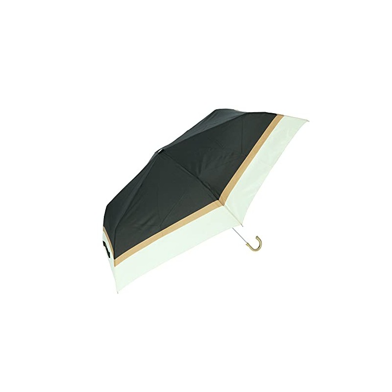 14140 Folding Umbrella, 21.7 inches (55 cm), Windproof Rib, Natural