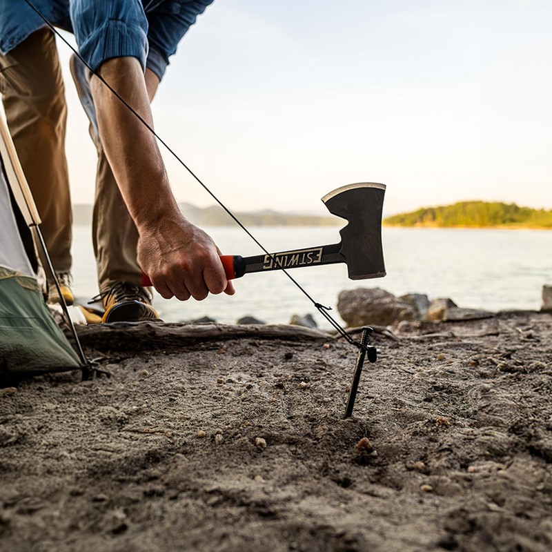 ESTWING Camper's Axe - 14" Hatchet with Forged Steel Construction