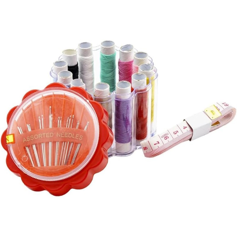 PARENCE.- Scatola da Cucito con Fili Colorati – Set di
