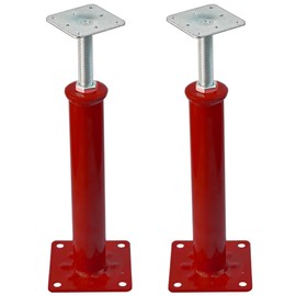 2 Pack House Floor Jack, 11"-16" Heavy Duty Basement Support Jack, 3-5 Ton Lod Capacity (Each), Post Pole Screw House Jacks for Lifting & Leveling Temporary Support