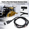 Aynaxcol 26377 11 Pin Plow Side Light Wiring Harness with