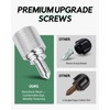 Attachment Knob Thumb Screw, 1.65‘’ Mixer Thumb Screw Knob, Upgraded