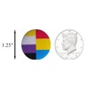Nonbinary Pansexual Flag pins - small pinback buttons - 1.25"