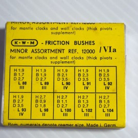 KWM Clock Bushings Bushes Assortment 100 Pieces NR 12000 - VIa - Made in Germany