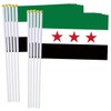 Syrian revolution Handheld Small Flag Set,10 PCS 5×8 Inch Mini