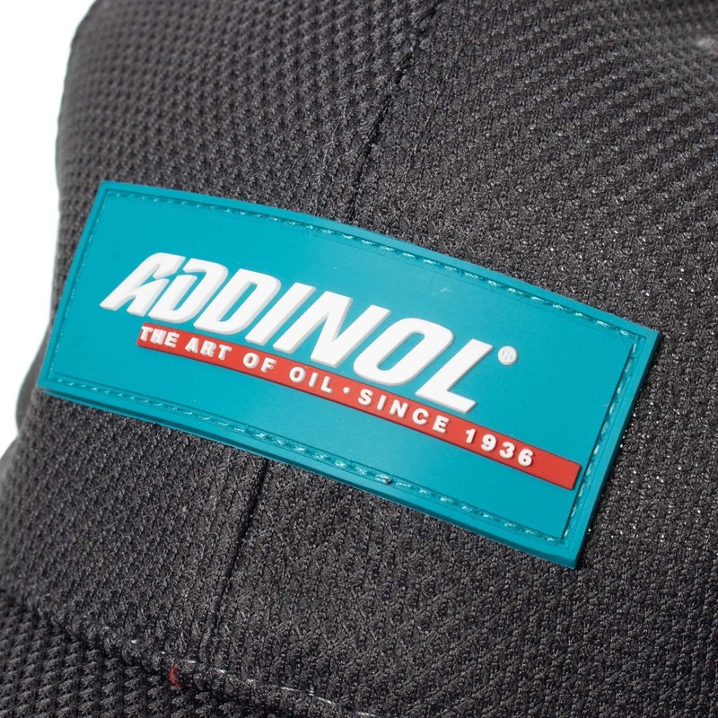 ADDINOL Baseball cap, black with green Addinol lettering embroidered