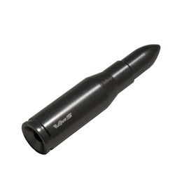 VMS Racing 223 Cal Caliber GUNMETAL BULLET 3" inch ANTENNA Heavy Gauge CNC Machined Billet Aluminum Short Compatible with DODGE RAM 1500 2500 3500 2009-2019