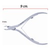 Alicate Para Cuticula Aashta Pn-1019 9cm Acero Inoxidable