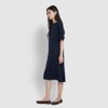 jaju [JAJU] Women's Soft 5-Button Lounge Dress_Navy