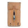 HERITAGE LEATHER 3-PKT RUSSET TOOL POUCH W 440 x H 7.1 inches (11 x 18 cm)