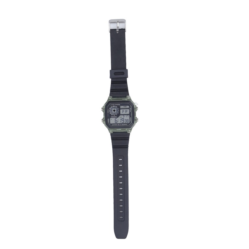 Electronic Sports Watch 12 24 Hours Waterproof Digital Wrist Watch