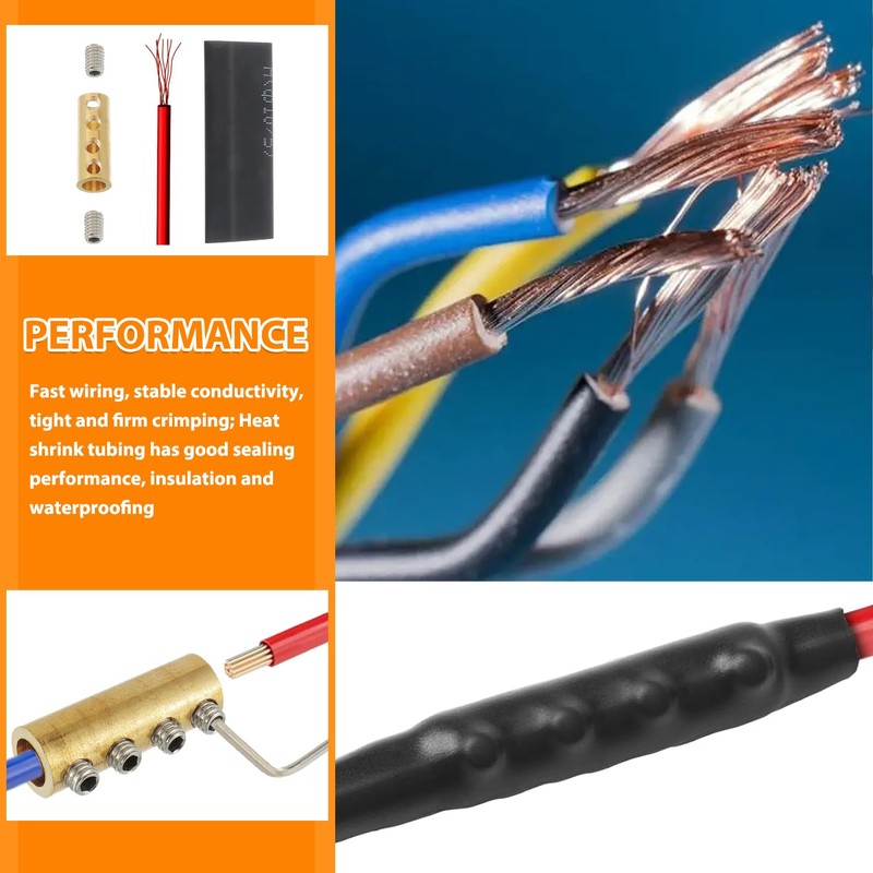 HUAREW 6 AWG 80A Splicing Wire Connector, 80A Splicing Quick