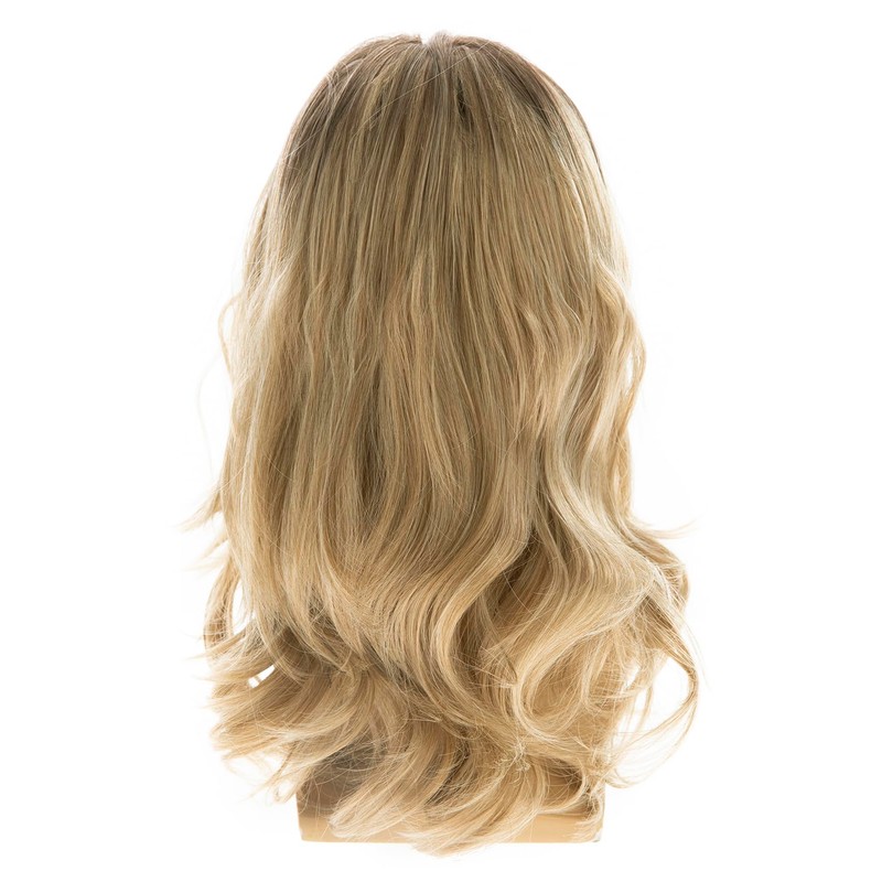 Baruisi Long Blonde Wigs for Men Synthetic Layered Wavy Cosplay