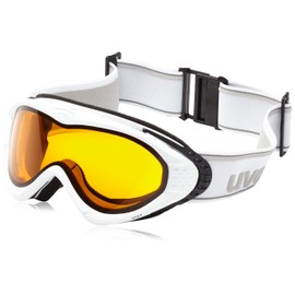 UVEX Skibrille Onyx, polarwhite matt, one Size
