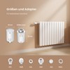 EMKE Smart Radiator Thermostat Kit, Intelligent Heating Thermostat Including Tuya
