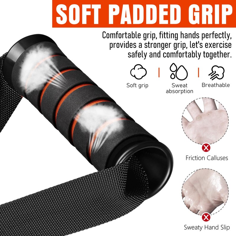 Heavy Duty Exercise Handles, Gym Cable Handles for Cable Machine