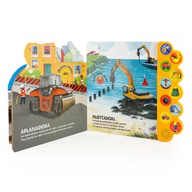 Dig It! Dump It! Build It! 10-Button Sound Book for Little Construction Lovers, Ages 2-7 (Spanish Edition)