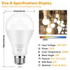 TOBUSA A21 150 Watt Equivalent LED Light Bulbs, 2200 Lumens